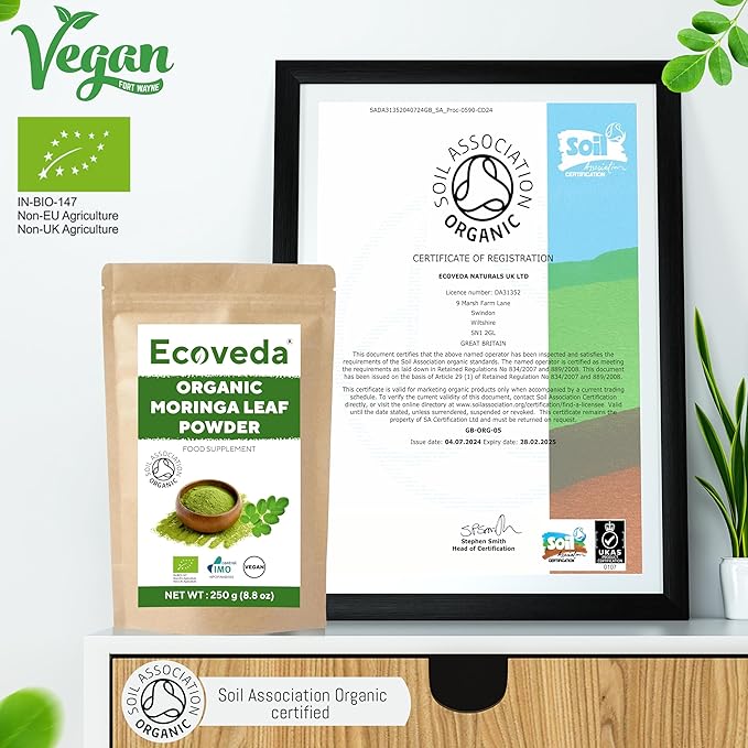 Organic Moringa Leaf Powder